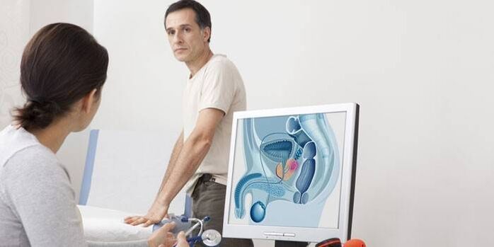 ผู้ชายที่มาตามนัดของแพทย์